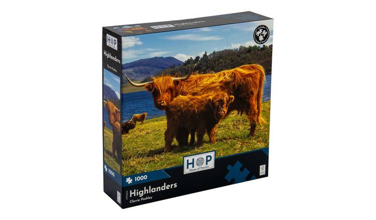 The House of Puzzles Highlanders 1000 Piece Jigsaw Puzzle