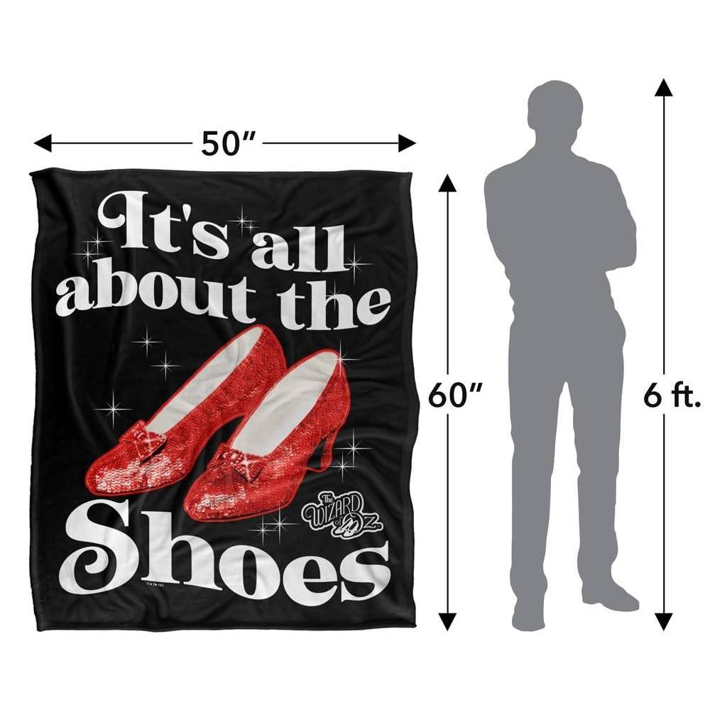 The Wizard Of Oz It's All About The Shoes Blanket - 147cm x 91cm - Image 4