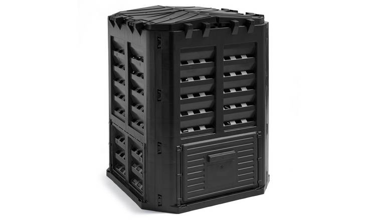 VonHaus 360L Slatted Composter Garden Compost Bin - Water Collection