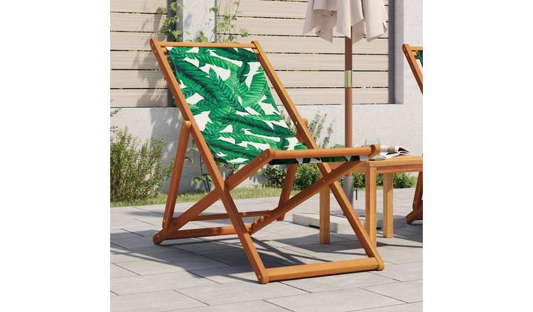 Walplus Wood Folding Chair - Green