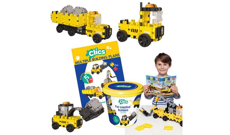 Clics Bucket Builders STEM Building Set - Age 4+