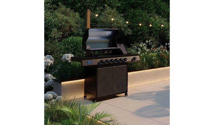 Charles Bentley Ottimo Pro 455 6-Burner Gas BBQ - Black