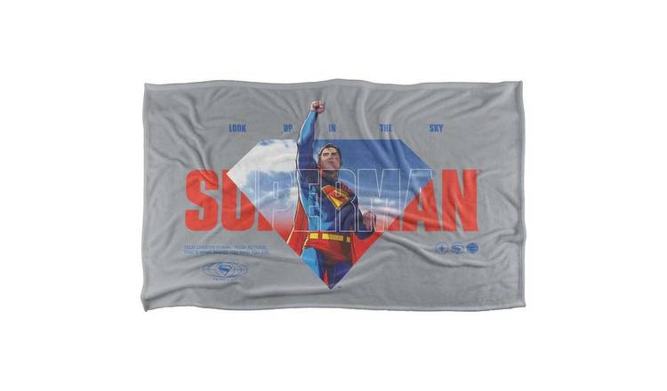 Superman 2025 Up In The Sky Soft Touch Blanket - 152cm x 127cm