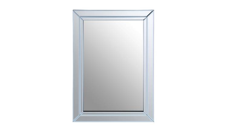 Orsina Sana Small Double Bevelled Edge Wall Mirror – Clear