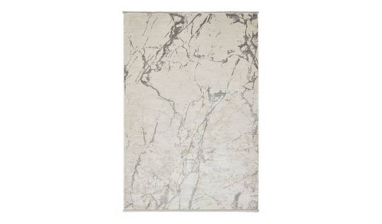 Mega Flooring Grey Modern Abstract Rug - 80 x 150cm