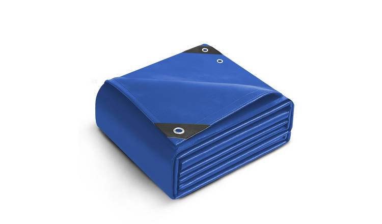 Keplin 70gsm Polyethylene Tarpaulin Cover Sheet 3 x 3m - Blue