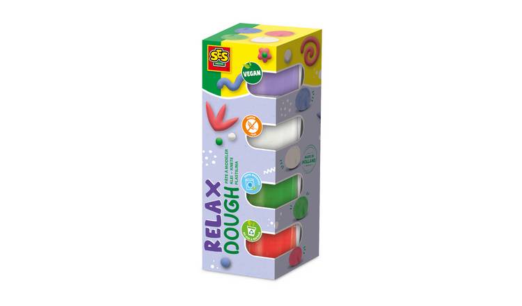 SES Creative Feel Good Play Dough Relax 4 Piece Model Set