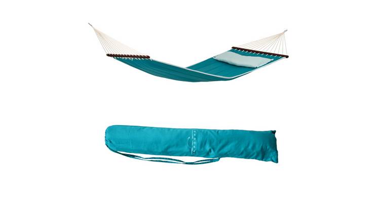 Amazonas American Dream Double Cotton Spreader Bar Hammock – Petrol