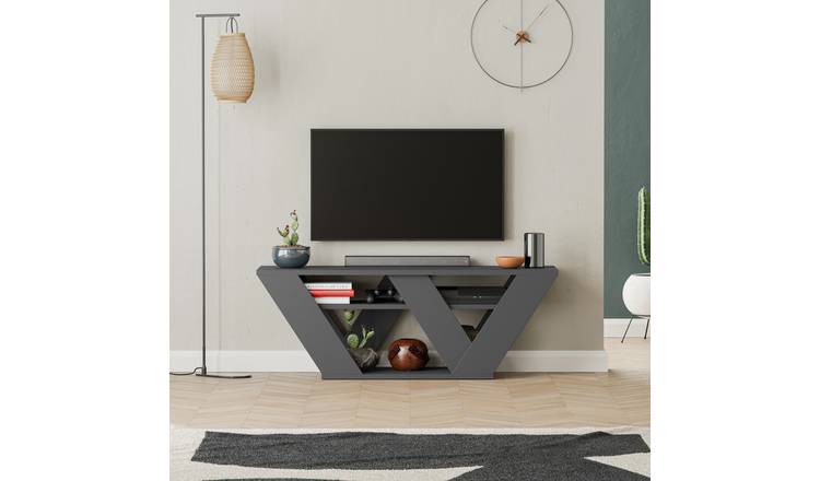 Decortie Pipralla Particleboard TV Stand - Anthracite