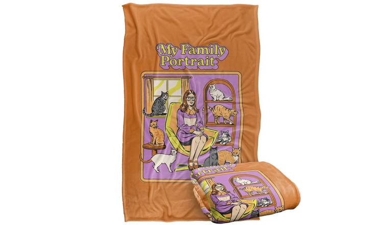 Steven Rhodes My Family Portrait Soft Touch Blanket - 147cm x 91cm
