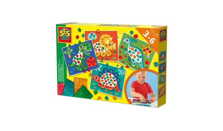 SES Creative I Learn To Make Dino Mosaics Craft Set