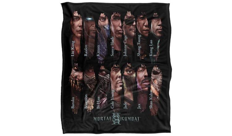 Mortal Kombat 2 Choose Your Fighter Soft Touch Blanket - 147cm x 91cm