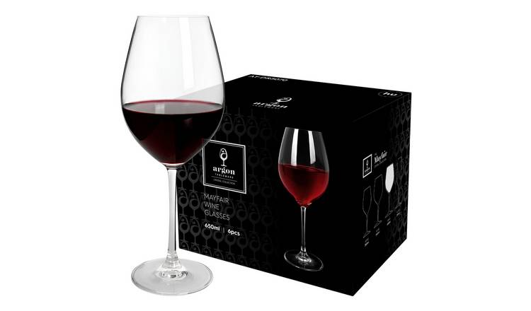 Argon Tableware Mayfair Crystal Red Wine Glasses -  Pack of 24