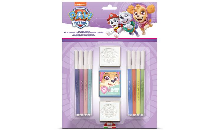 PAW Patrol Girl Blister Pack 2 Stamps – Kids Craft & Stationery Set