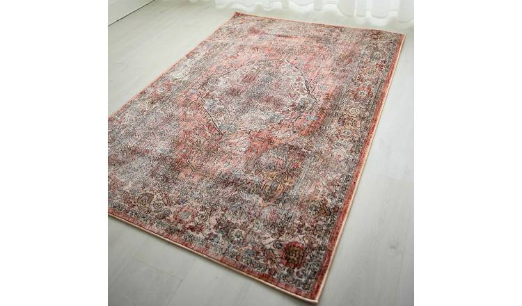 Mega Flooring Grey Traditional Abstract Rug - 160 x 230cm