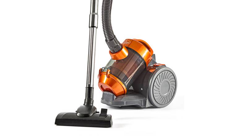 Quest Compact Bagless Cylinder Vacuum Cleaner - Orange & Grey