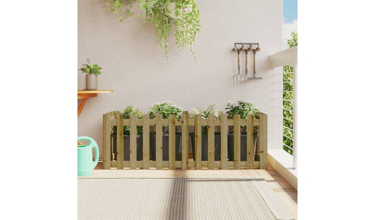 Walplus Wood Raised Garden Bed V3 - 150 x 50 x 50 cm