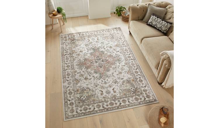 Mega Flooring Multi Traditional Bordered Rug - 120 x 180cm