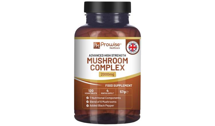 Prowise Vegan 2000mg Advanced Mushroom Complex - 120 Tablets