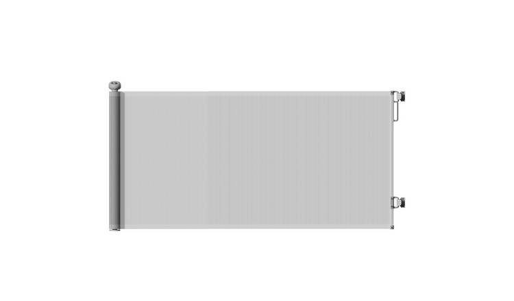 PawHut Retractable Dog Gate - Up to 180cm x 86.5cm - Grey