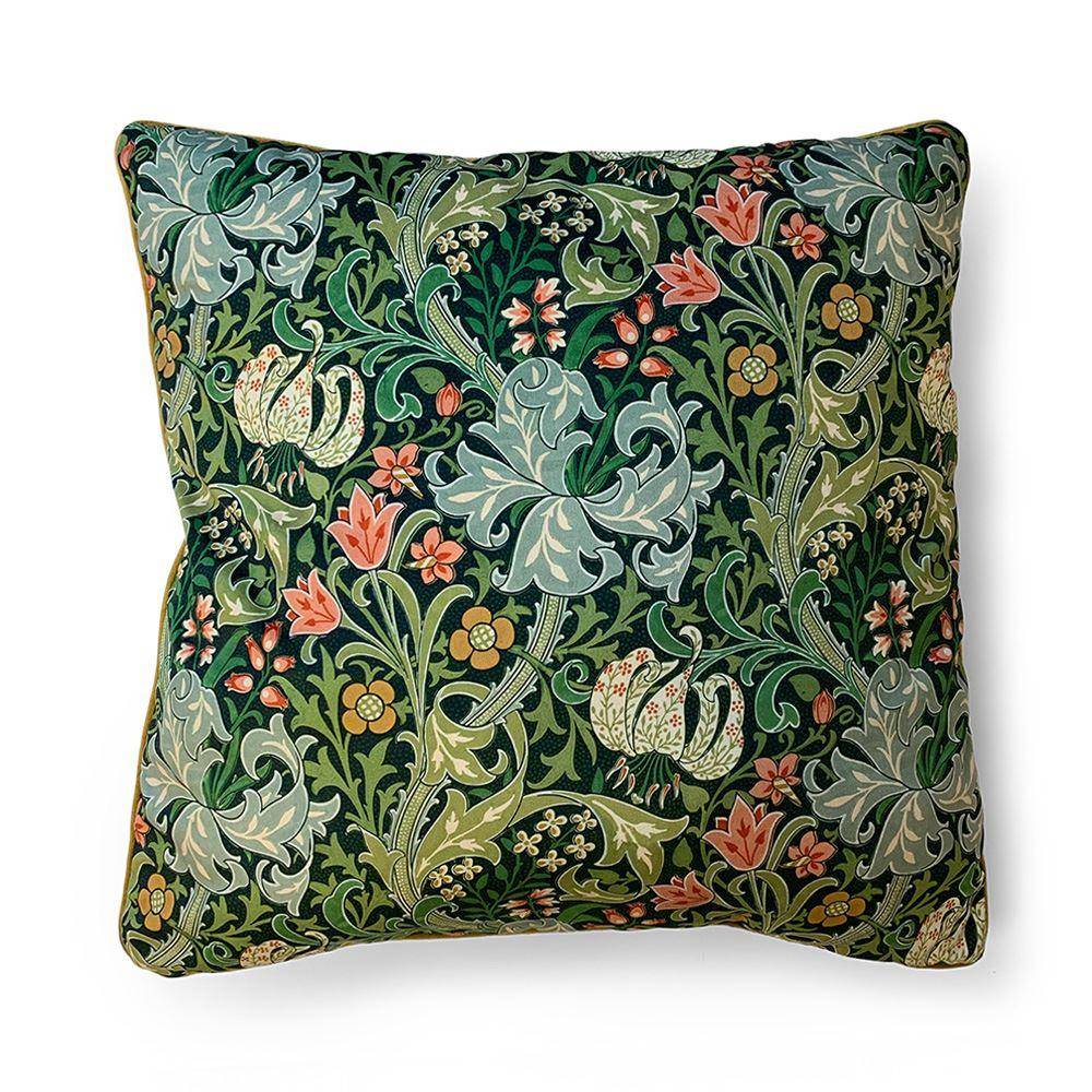 William Morris Golden Lily Filled Cushion - Image 1
