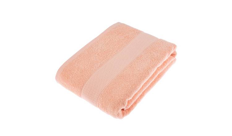 Homescapes Turkish Cotton Bath Sheet - Peach
