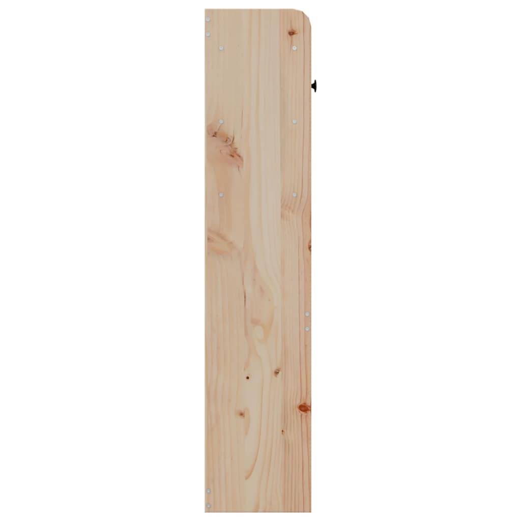 Walplus Pine Wood Headboard with Storage - Brown - 106 x 23 x 110 cm - Image 6