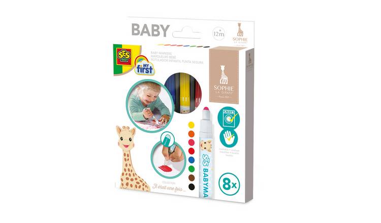SES Creative Sophie The Giraffe Baby Marker Pens Craft Set