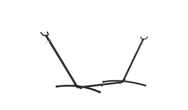 Outsunny Metal Universal Hammock Stand - Black