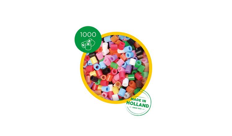 SES Creative Iron On Beads 1000 Piece Craft Set - Mix Basic