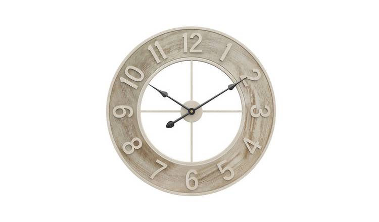 Living and Home 60cm Metal Wall Clock