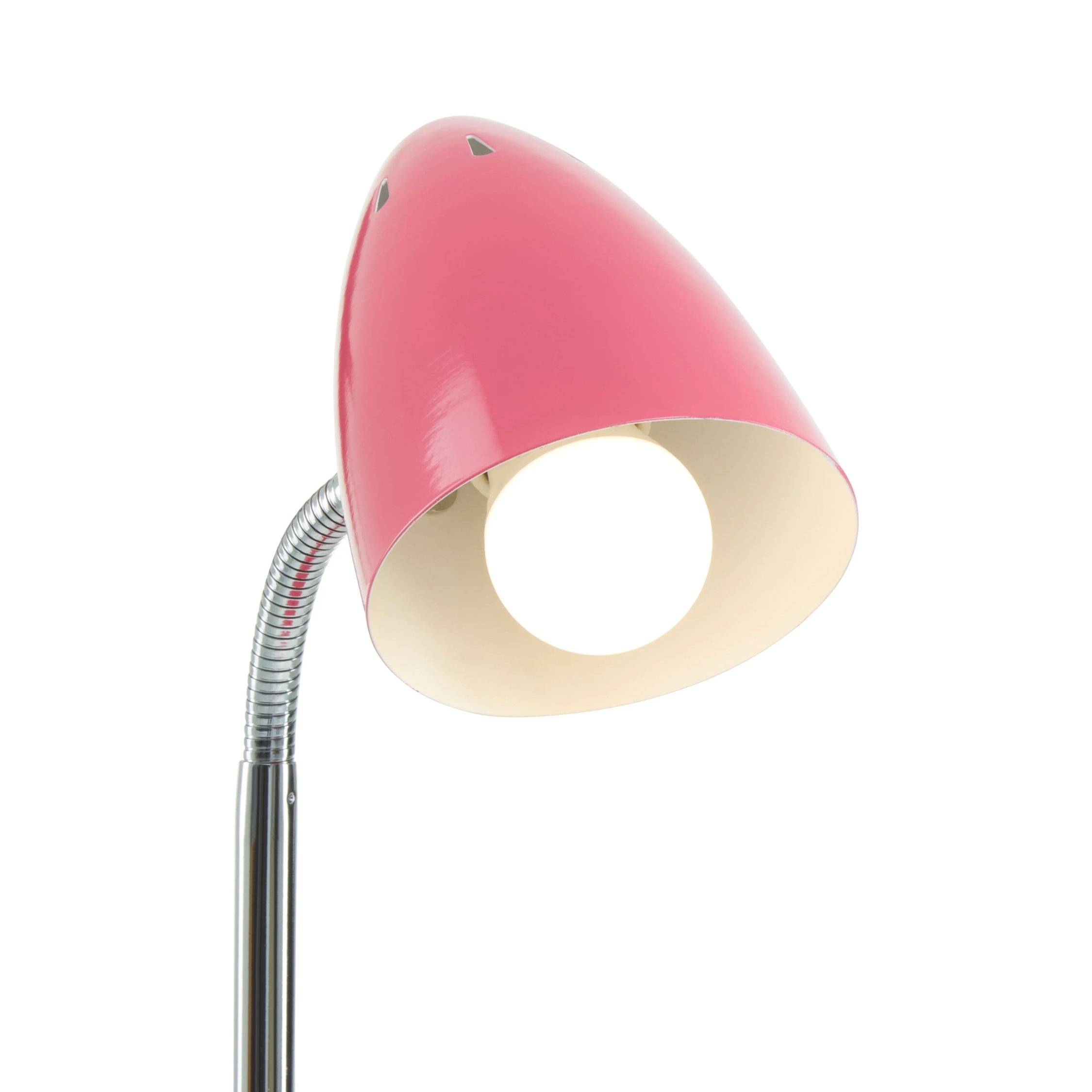 Orsina Flexi Gloss Desk Lamp – Pink - Image 4