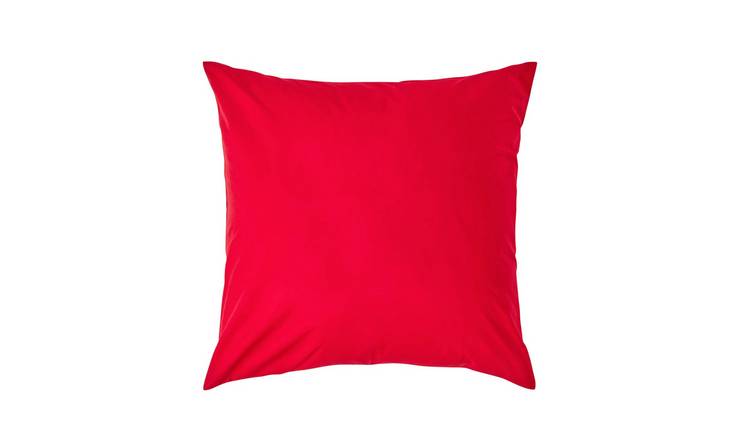 Homescapes Egyptian Cotton Pillowcase - 80 x 80 cm - Red