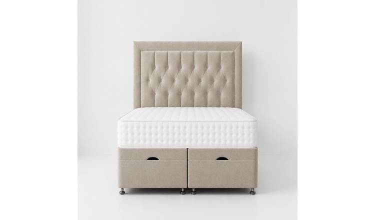 Comfy Deluxe  Cassie 3ft Single  End Lift Ottoman Bed Set - Beige