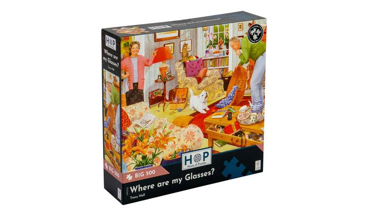 The House of Puzzles Where are my Glasses? BIG 500 Piece Jigsaw Puzzle