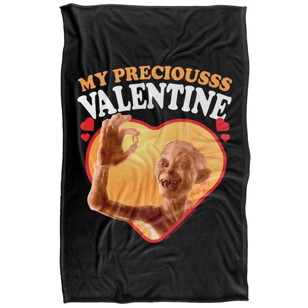 Lord Of The Rings Gollum My Precious Valentine Blanket - 152cm x 127cm - Image 1