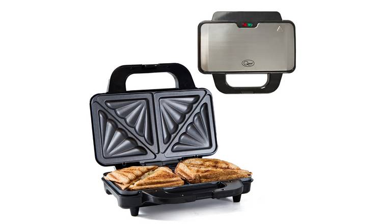 Quest Deep-Fill Sandwich Toastie Maker With Non Stick - Silver