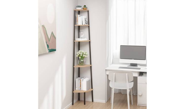 Walplus Wall Shelf - Black - 45.5 x 31.5 x 180 cm