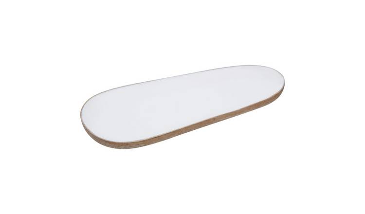 Orsina Kara Mango Wood Large Oval Serving Platter - Assorted