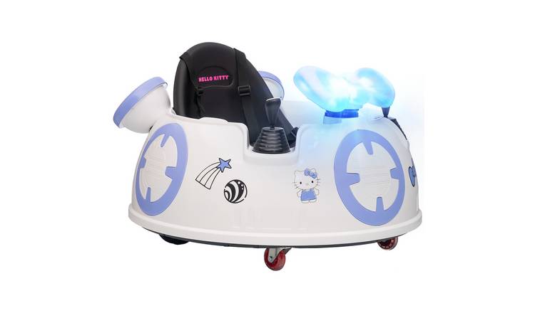 AIYAPLAY Hello Kitty 1.5 to 5 Years 360 Rotation Bumper Car – White