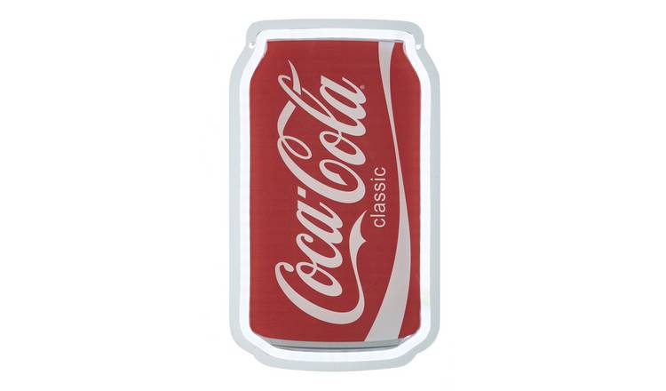 Global Gizmos 50cm Coca-Cola Can LED Wall Light - Red