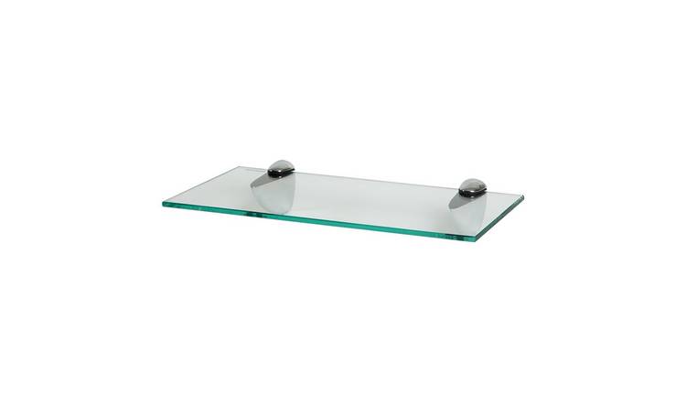 Harbour Housewares Floating Glass Wall Shelf - Design