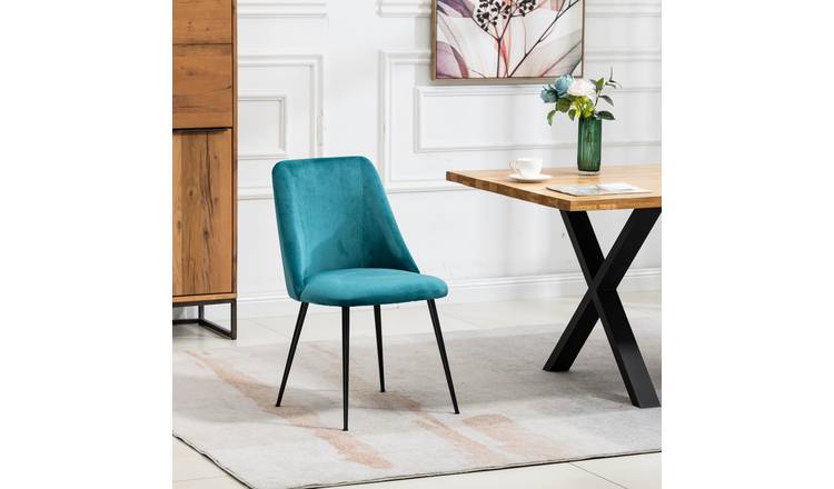 Artemis Home Morandi Velvet Dining Chairs - Set of 2 - Teal