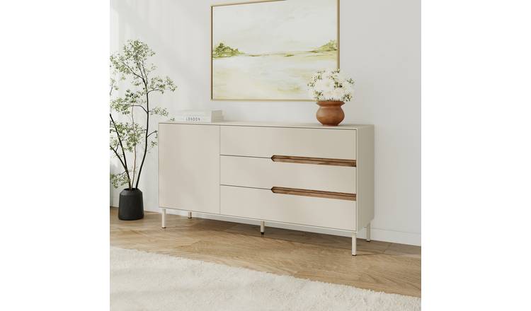 Decortie Arch Drawers Cabinet Sideboard - Sand