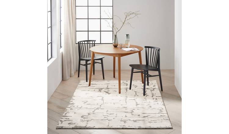 Mega Flooring Grey Handmade Abstract Rug - 160 x 221cm