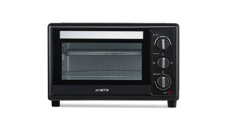 NETTA 30L Mini Oven with Grill, 60-Minute Timer & Adjustable Temperature
