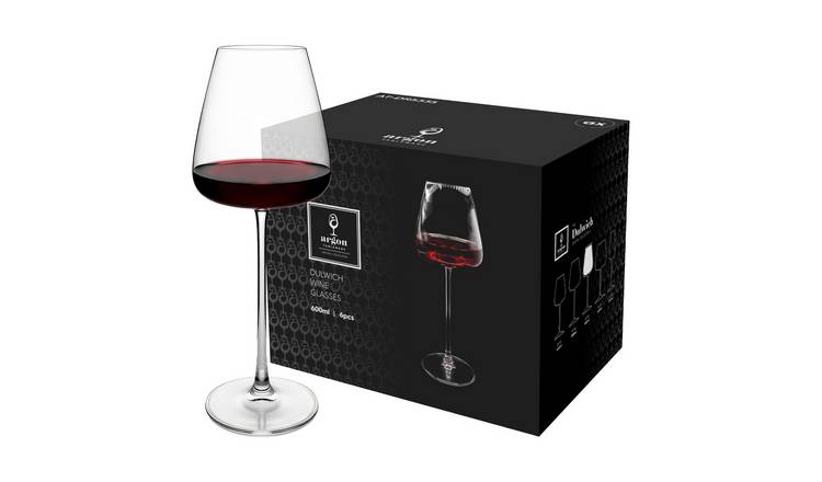Argon Tableware Dulwich Crystal Red Wine Glasses - 600ml - Pack of 24