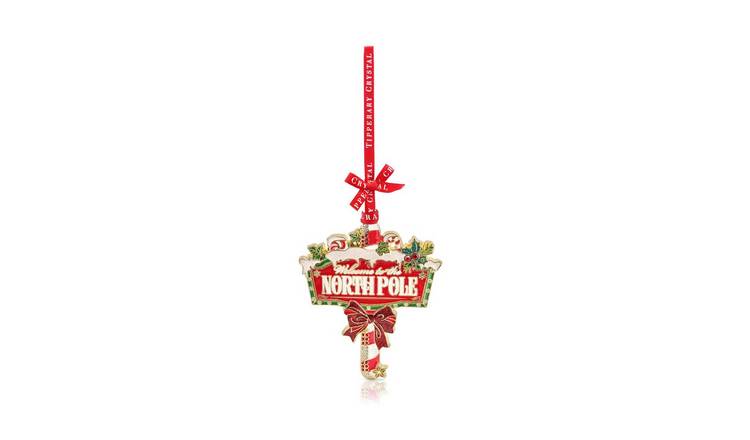Tipperary Metal Sparkle North Pole Hanging Decoration