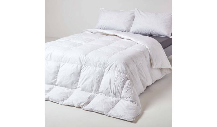 Homescapes Goose Feather and Down 10.5 Tog Duvet - Single