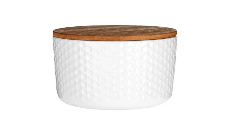 Orsina Geome 550ml Storage Canister – White